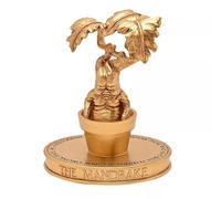 Widdop and Co Warner Bros Harry Potter Herbology Mandrake Figurine, Golden Finish, Collectible Display Piece with Engraved Base