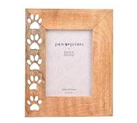 Widdop Best Of Breed Paw Prints Mango Wood Photo Frame Dog Picture Pet Picture Frame Photograph 5" X 7"