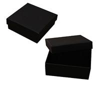 Widdop Bingham 10 x Black Jewellery Boxes Square Bracelet Gift Boxes 9x9cm