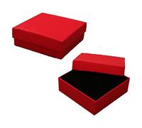 Widdop Bingham 10 x Red Jewellery Boxes Square Bracelet Gift Boxes 9x9cm