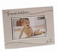 Widdop Bingham 4" x 6" Two Tone Silver plate Grandchildren Photo Frame