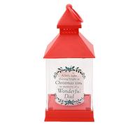 Widdop Bingham Christmas Memorial LED Lantern - Battery Operated - Dad