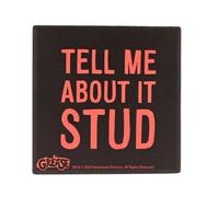 Widdop Bingham & Co Ltd Fandomania Grease "Tell Me About, It, Stud" Coaster Black Widdop Bingham & Co Ltd Black One Size