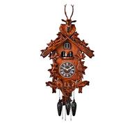 Widdop Bingham Large Cuckoo Clock, Wood, Mahogany, L