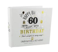 Widdop Bingham Signography 60th Birthday Photo Album 4"x6" Black and Gold Design FL29960