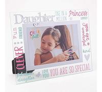 Widdop & Co. 3D Words Glass Photo Frame 6 x 4 - Daughter CF10064DAU
