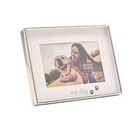 Widdop & Co. - Best of Breed - Silver Photo Picture Frame - Horizontal Self-Standing Single Aperture - 'My Dog' - 6" x 4" Gifting & Homeware for Animal, Dog & Pet Lovers.