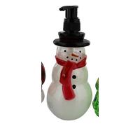Widdop & Co. Christmas Soap Novelty Die-Cut Hand Soap with Pump (Snowman)