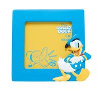 Disney Donald Duck - Square Photo Picture Frame 4 x 4″ Single Aperture | Homeware & Decor For Fans, Kids Bedroom, Living Room & Office. Self Standing & Easel Back