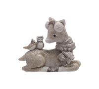 Widdop & Co. Freestanding Ornament Christmas Home Accessory - Deer, Robin and Owl - Cute Animal Themed Gift by the Seasonal Gift Co.