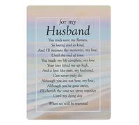 Widdop & Co. Graveside Memorial Card - for My Husband TY197