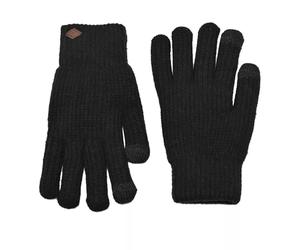 Widdop & Co. Men's Touchscreen Gloves Gift Set - Harvey Makin 'Layers' Design in Black - Stylish Fashion Accesssory