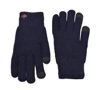 Widdop & Co. Men's Touchscreen Gloves Gift Set - Harvey Makin 'Layers' Design in Navy - Stylish Fashion Accesssory