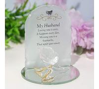 Widdop & Co. Thoughts Of You Rose Plaque - Husband TY173
