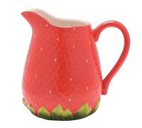 Widdop Cottage Garden Ceramic Strawberry Themed Dinnerware - Strawberry Jug - Summer Crockery Bright Quirky Tableware - Lovely Gift Idea Picnic Outdoor Eating