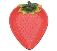 Widdop Cottage Garden Ceramic Strawberry Themed Dinnerware - Strawberry Plate - Summer Crockery Bright Quirky Tableware - Lovely Gift Idea Picnic Outdoor Eating