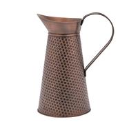 Widdop Country Living Metal Watering Can Jug Style - Brown Colour - Stylish Garden Décor Ornament Indoor Outdoor Plants