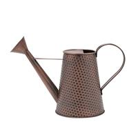 Widdop Country Living Metal Watering Can Rustic Style - Brown Colour - Stylish Garden Décor Ornament Indoor Outdoor Plants