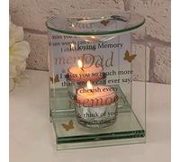 Widdop DAD MEMORIAL THOUGHTS OF YOU BUTTERFLY OIL BURNER