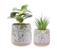 Disney Forest Friends Set of 2 Bambi Planters, none