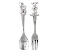 Widdop Disney Winnie The Pooh Silverplated Fork & Spoon Set DI123