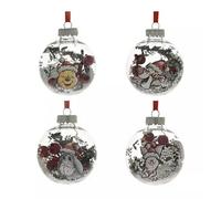 Winnie the Pooh Christmas Baubles (Set of 4)