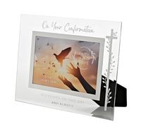 Widdop Faith and Hope Glass Frame Confirmation Photo Frame - 4" x 6" - Glass - Religious Commerative Gift Picture Frame