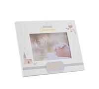 Widdop Faith and Hope Plaque First Communion Photo Frame - 4" x 6" - Wooden Material - Religious Commerative Gift Picture Frame