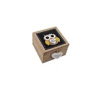 Widdop Gifts 'best Teacher' Owl Trinket Box - Shabby Chic Keepsake 6.5 X 10 X 10 Cm