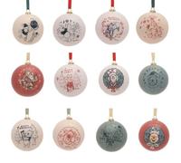 Widdop Gifts, Disney Winnie The Pooh Set Of 12 Multicolour Christmas Baubles