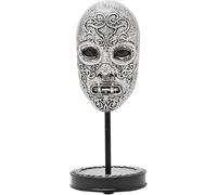 Widdop Harry Potter Death Eater Mask Figurine - Small Dark Arts Collectable by Widdop - Intricate Silver Resin Sculpture for Home Décor, Table Display & Party Decorations (18.5 cm)