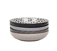 Set of 4 Pasta Bowls Hestia Multi One Size