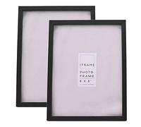Widdop iFrame 8 x 6-inch Wooden Frame in Black - Pack of 2