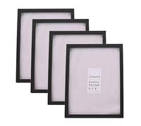 Widdop iFrame 8 x 6-inch Wooden Frame in Black - Pack of 4