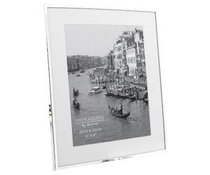 Widdop Impressions White Border 6 x 8 Silver-plated Photo Frame