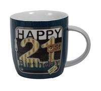 Widdop Laura Darrington Unzipped Collection Porcelain Mug - 21St Birthday
