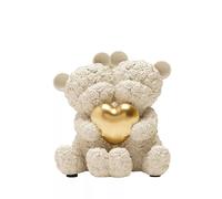 Widdop Love is Sweet Bear Ornament - Teddy Bears with Heart Keepsake Figurine - Decorative Home Decor - Romantic Gift