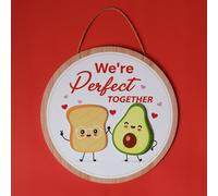 Widdop Love Is Sweet Hanging Avocado Plaque