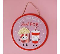 Widdop Love Is Sweet Hanging Popcorn Plaque
