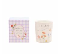 Widdop Love Life Ceramic Message Candle 190G - Friends