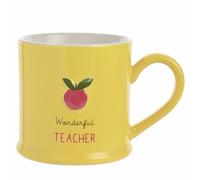 Widdop Love Life Yellow Ceramic Mug - Teacher