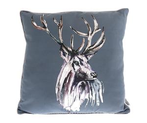 Widdop Meg Hawkins Art Home Decor Fabric Stag Printed Square Cushion