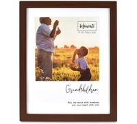 Moments Modern Wooden Brown Photo Frame With Sentiment 6" x 6" - Grandchildren