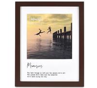 Widdop Modern Wooden Brown Photo Frame 6 X 6" - Memories