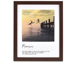 Widdop Modern Wooden Brown Photo Frame 6 X 6" - Memories
