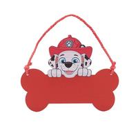 Widdop Paw Patrol Marshall Wooden Hanging Plaque Bedroom Door Sign Kids Children Gift Red