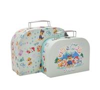 Widdop Paw Patrol Set of Two Storage Suitcase Boxes Nested Children Kids Decorative Gift Box Sturdy Cardboard