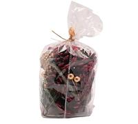 Widdop Regal Tidings Burgundy Foliage Bag - Festive Pine Cones, Faux Berries & Winter Greenery - Christmas Decorative Accessory for Displays & Home Décor