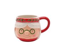 Widdop Santa & Friends Nordic Mug - Mrs Claus Ceramic Cup - Festive Christmas Drinkware - Seasonal Gift Idea