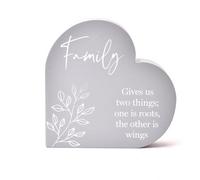 Widdop Sentimental Moments Heart Plaque Ornament - Family